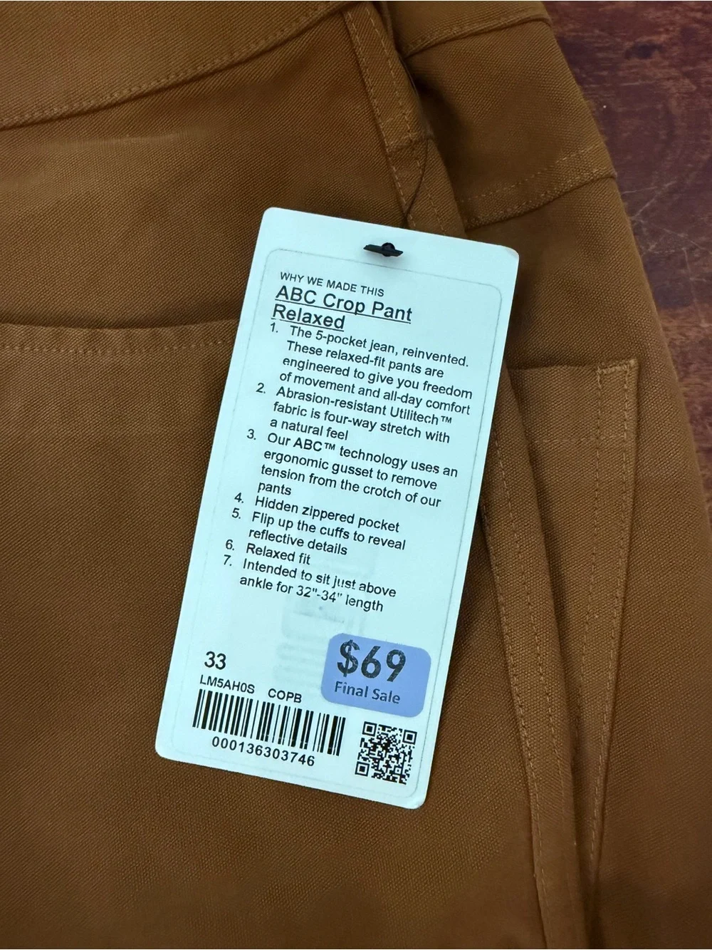 Lululemon ABC Pant